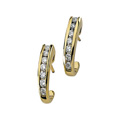 Channel Set Diamond Earrings