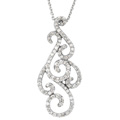 Diamond Filagree Pendant