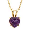 Amethyst Pendant on Chain