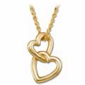 Interlocking Hearts Pendant