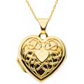 Gold Locket Engraved